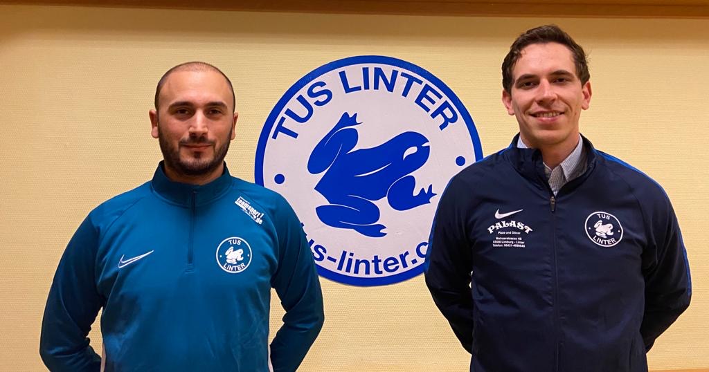 Dimitrios Tsobanidis und TuS Sportvorstand Miro Dechent