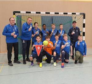 Erfolgreiche D1-Junioren Mannschaft des TuS Linter